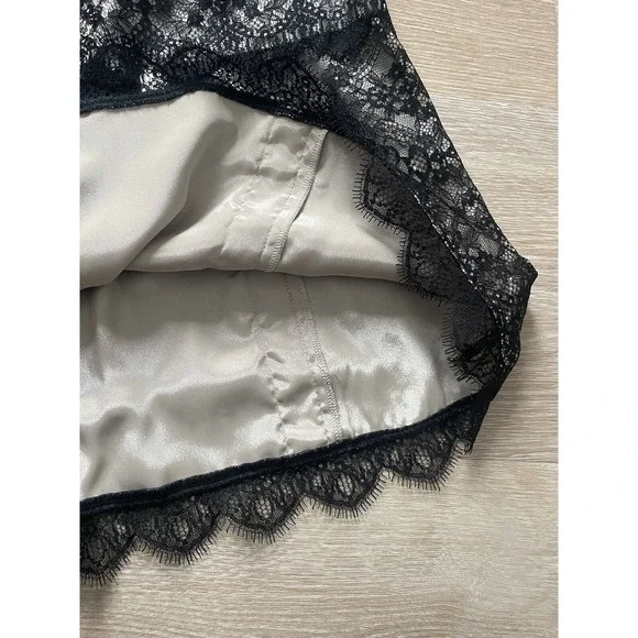 Ann Taylor S Women 0 Black Lace Baby Doll Cami Y2k Whimsigoth Dark Fairy - Picture 11 of 16